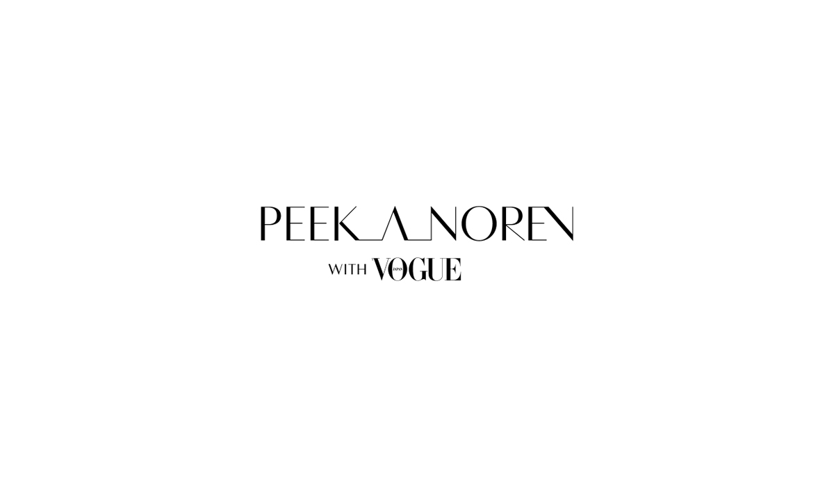 PEEK-A-NOREN with Vogue Japan